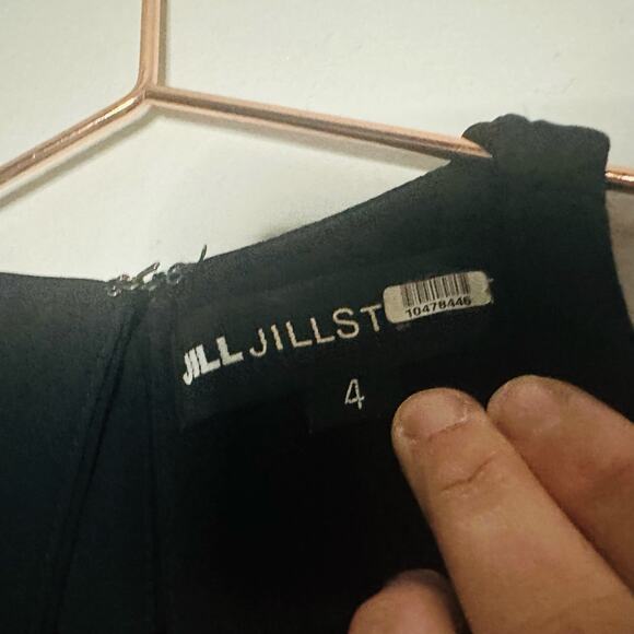 JILL STUART Black Popover Jumpsuit Sleeveless Crewneck Wide Leg Jumpsuit Size 4 - Picture 10 of 13